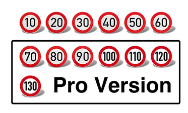 Supported traffic signs