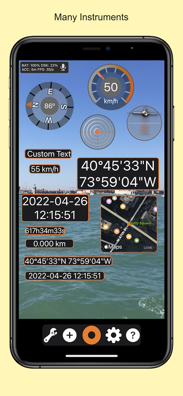 Car Dash Camera - Instruments