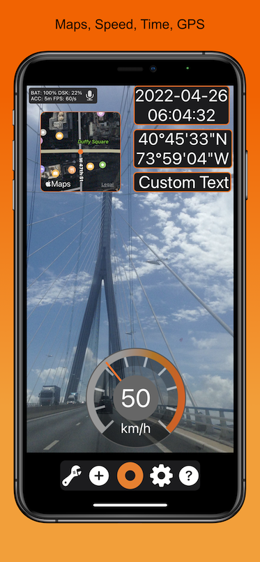 Press record to start video